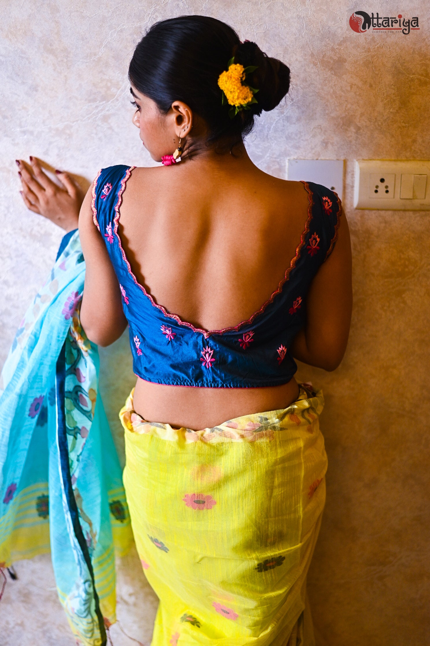 Teal to Love Blouse - Uttariya