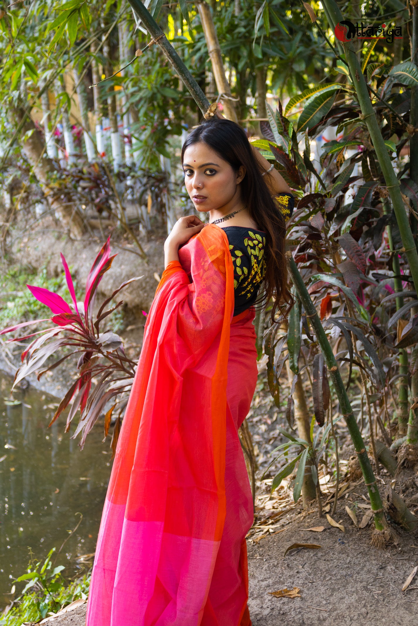 Gullal Saree - Uttariya