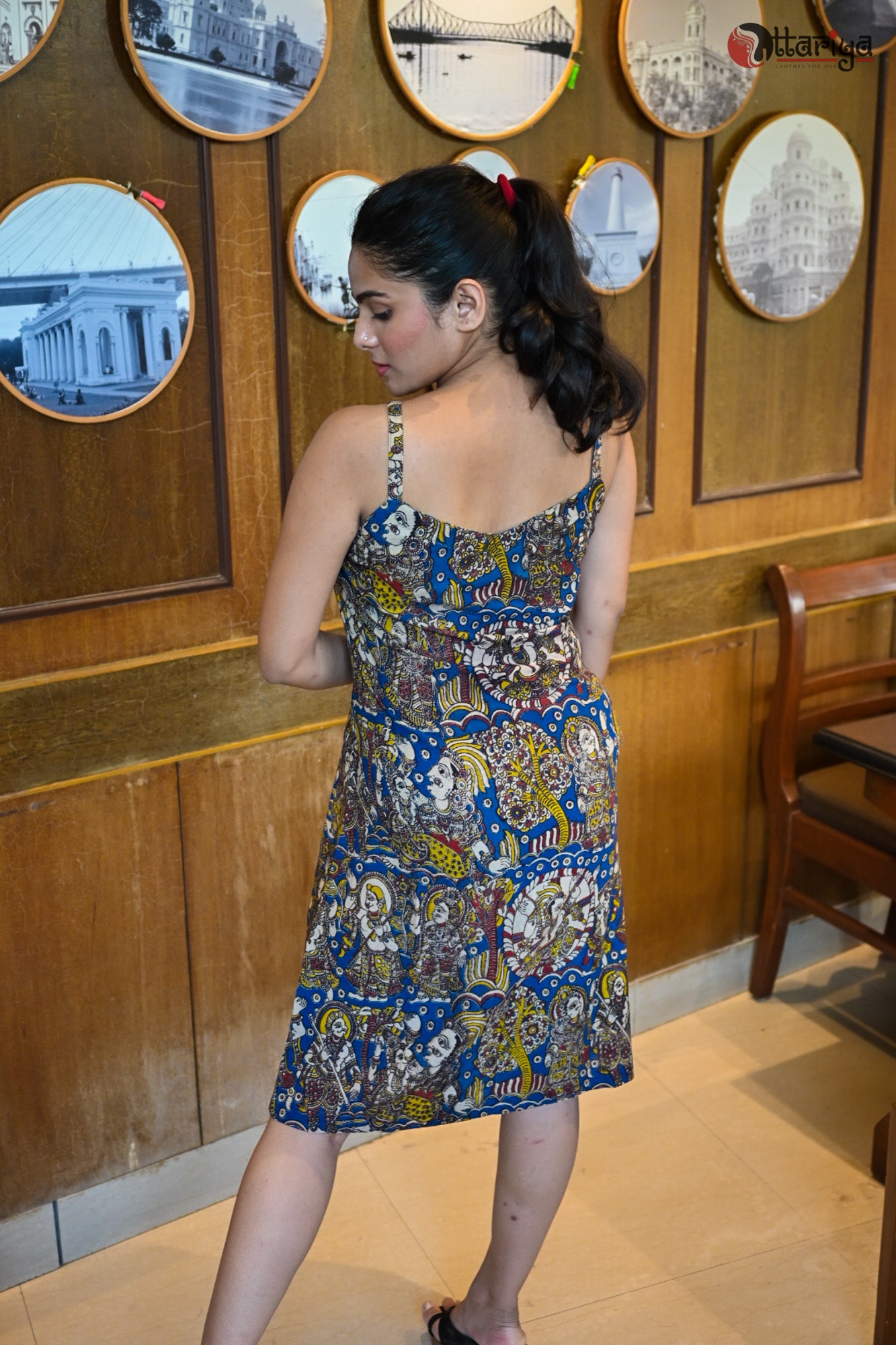 Kalamkari Strap dress - Uttariya