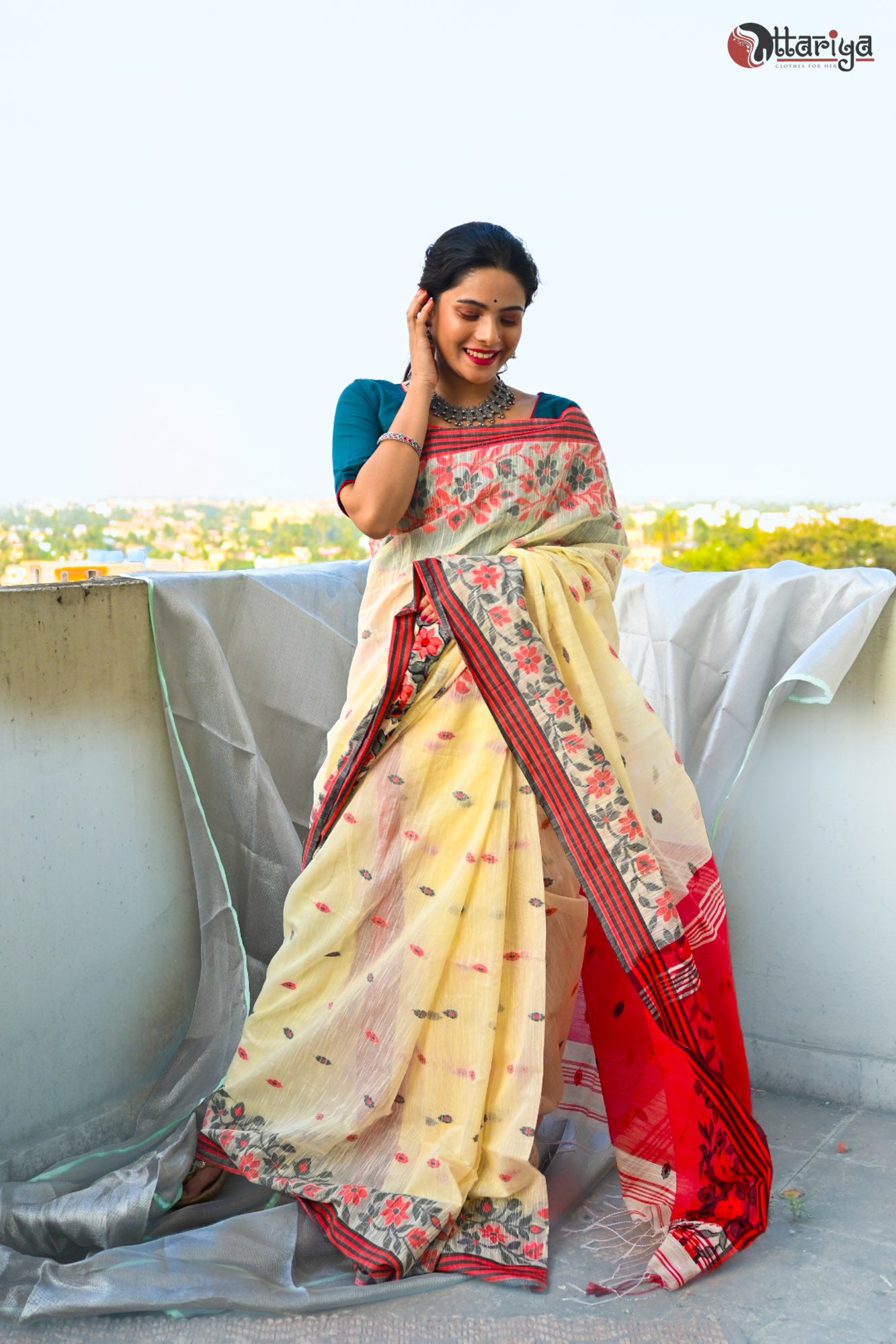 Kamallata kahini Saree - Uttariya