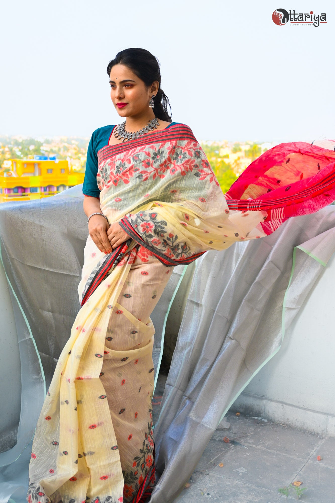 Kamallata kahini Saree - Uttariya