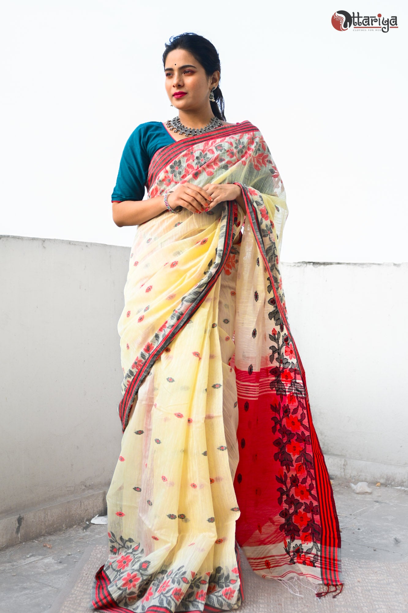 Kamallata kahini Saree - Uttariya