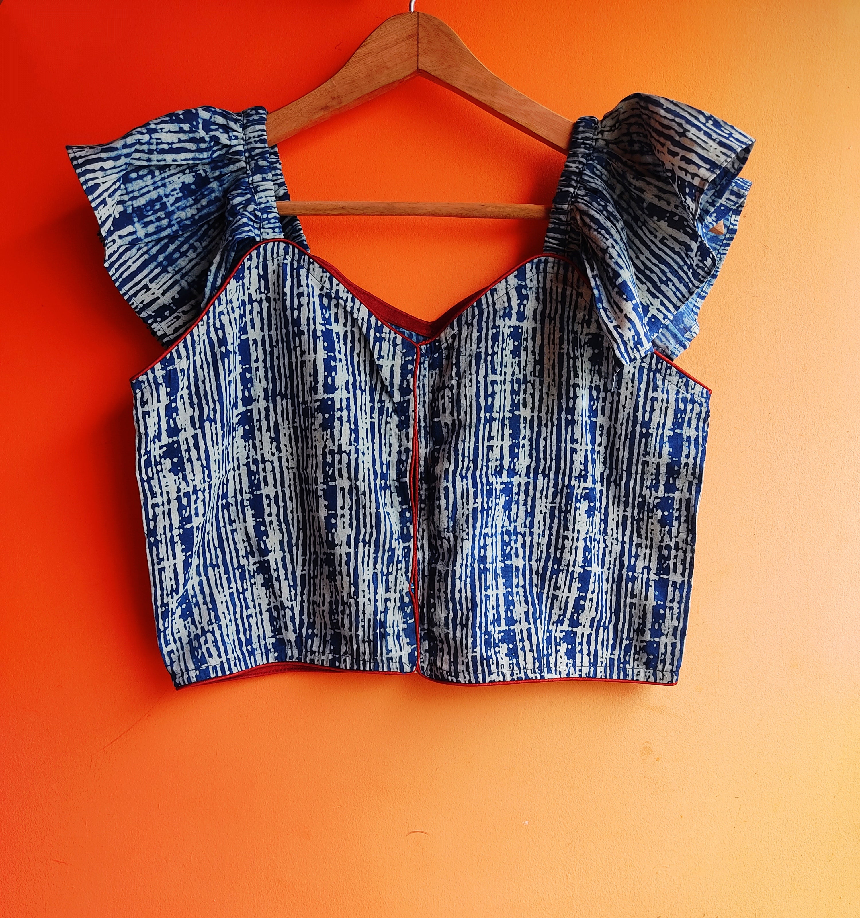 Indigo Blouse - Uttariya
