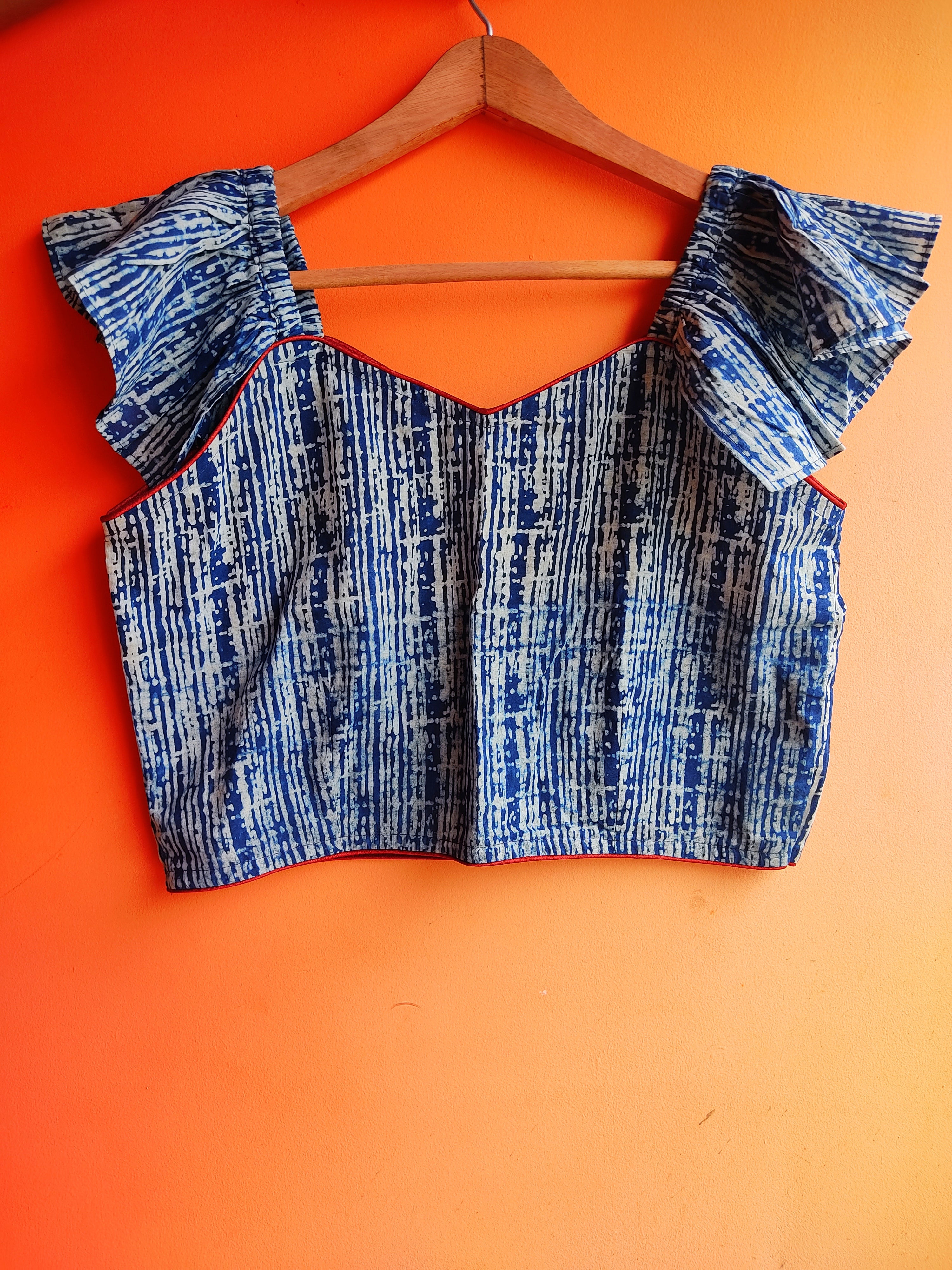 Indigo Blouse - Uttariya