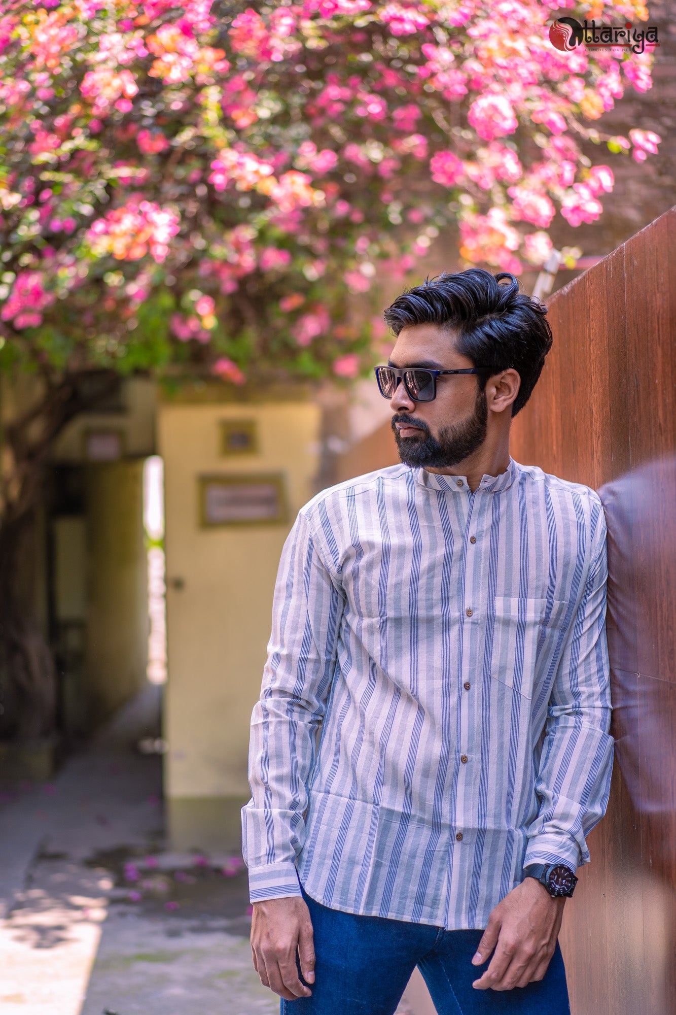 Pure Cotton Maslin Shirt - Uttariya