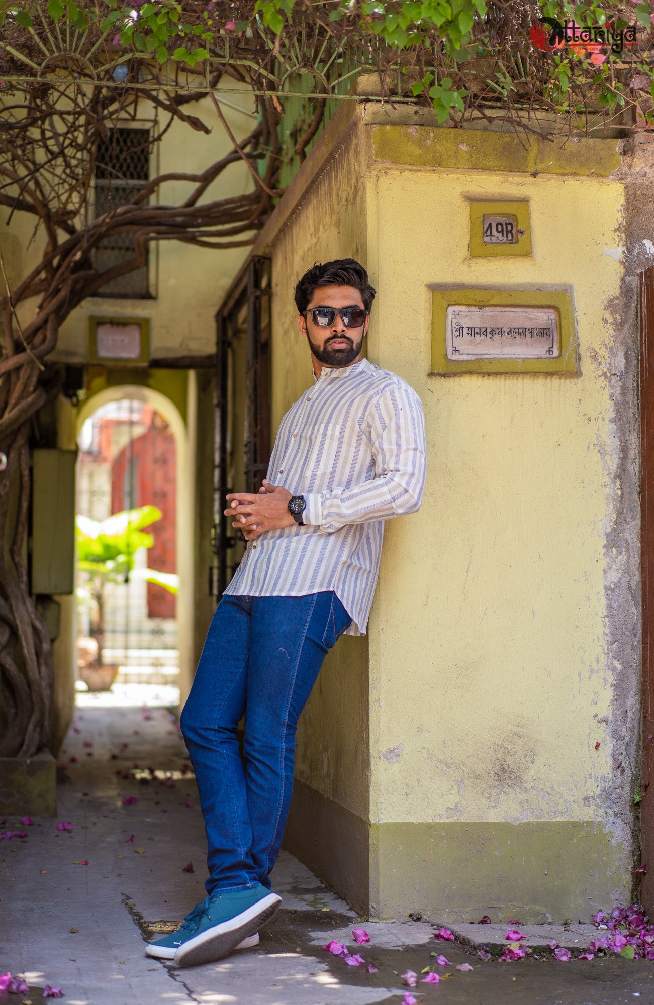 Pure Cotton Maslin Shirt - Uttariya