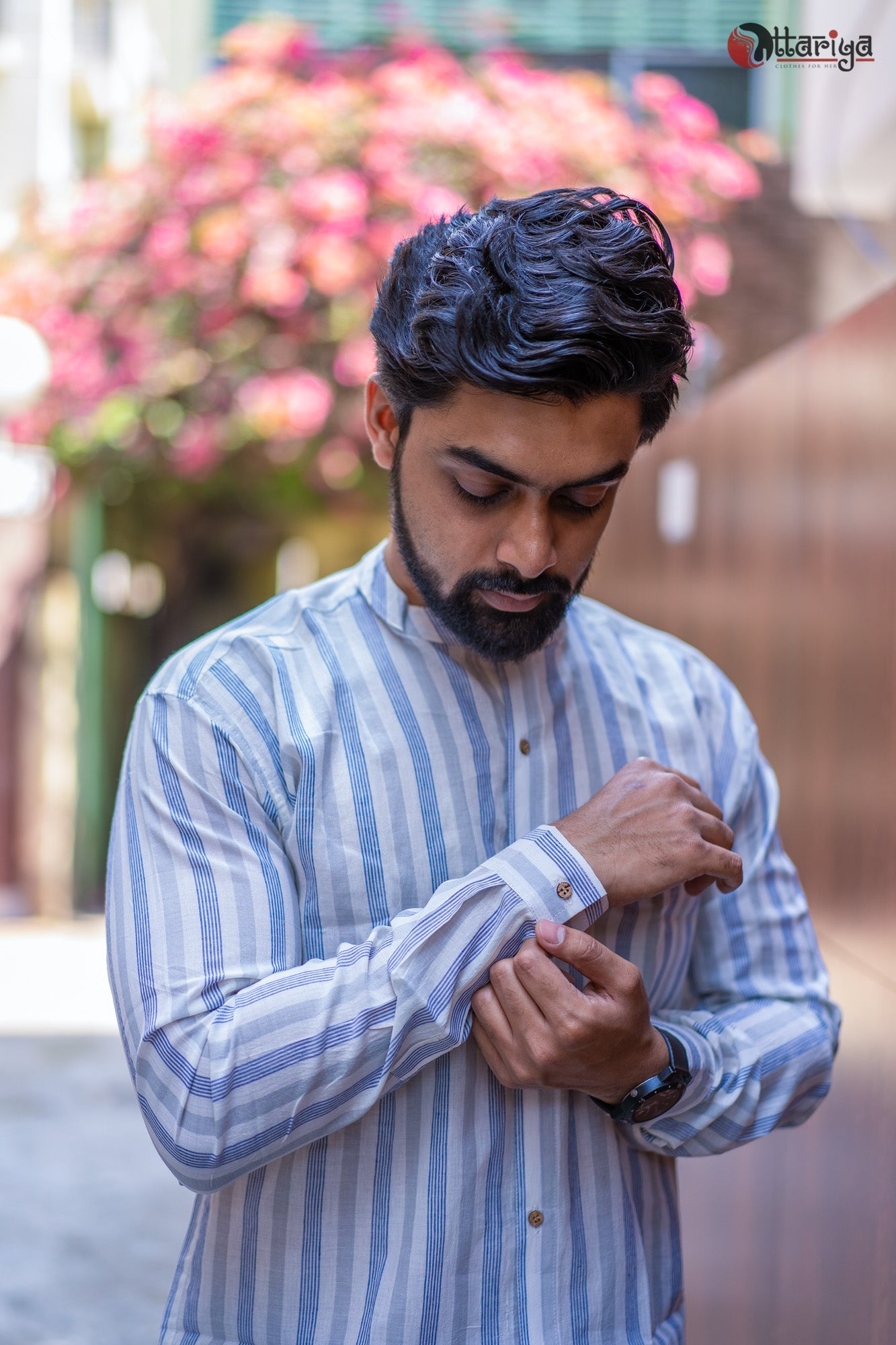 Pure Cotton Maslin Shirt - Uttariya