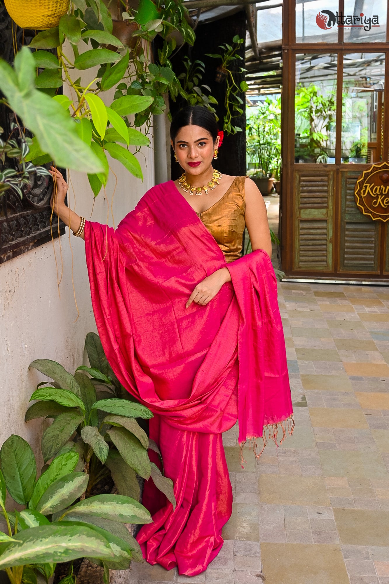 Rani Mulberry Saree