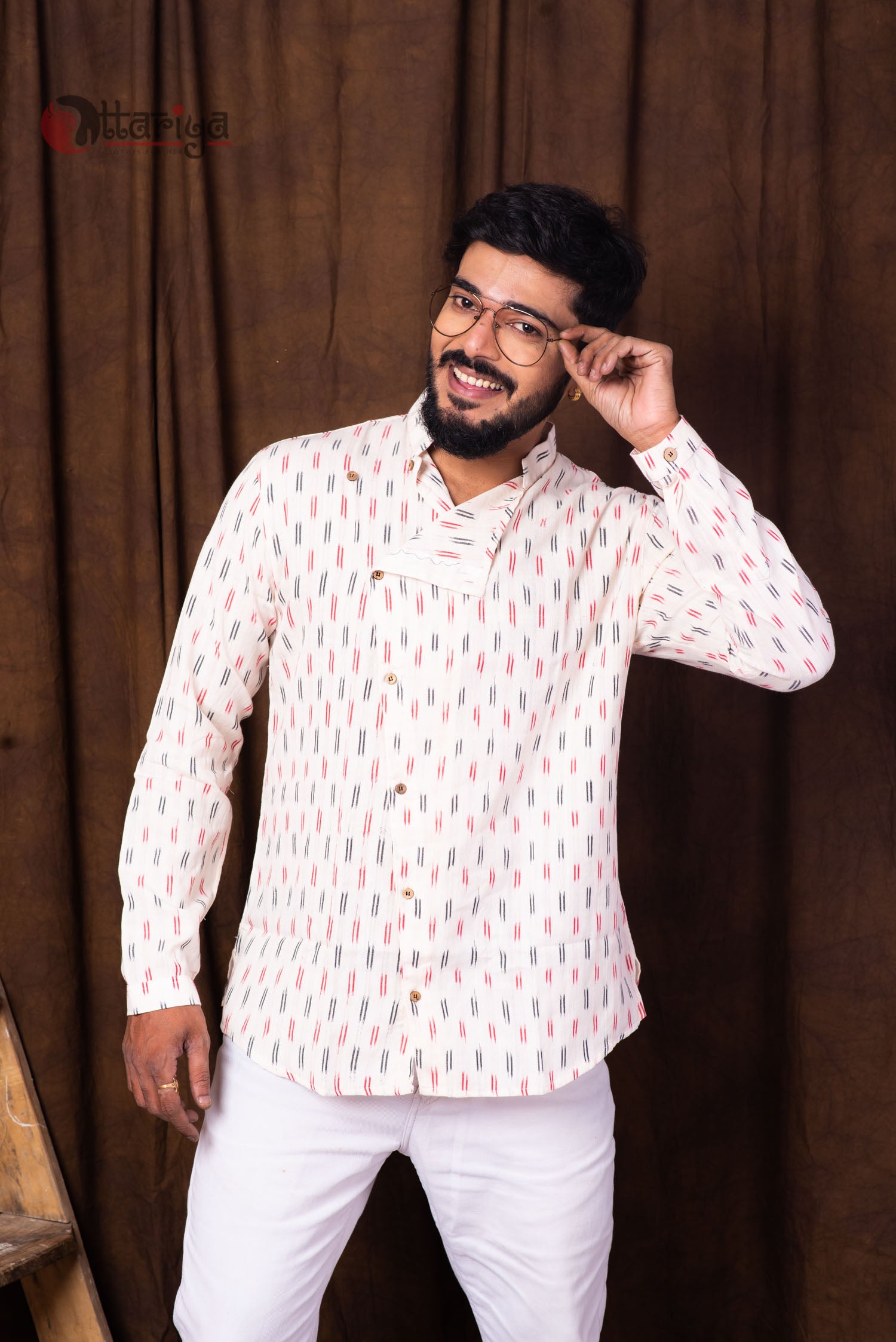 White shirt - Uttariya