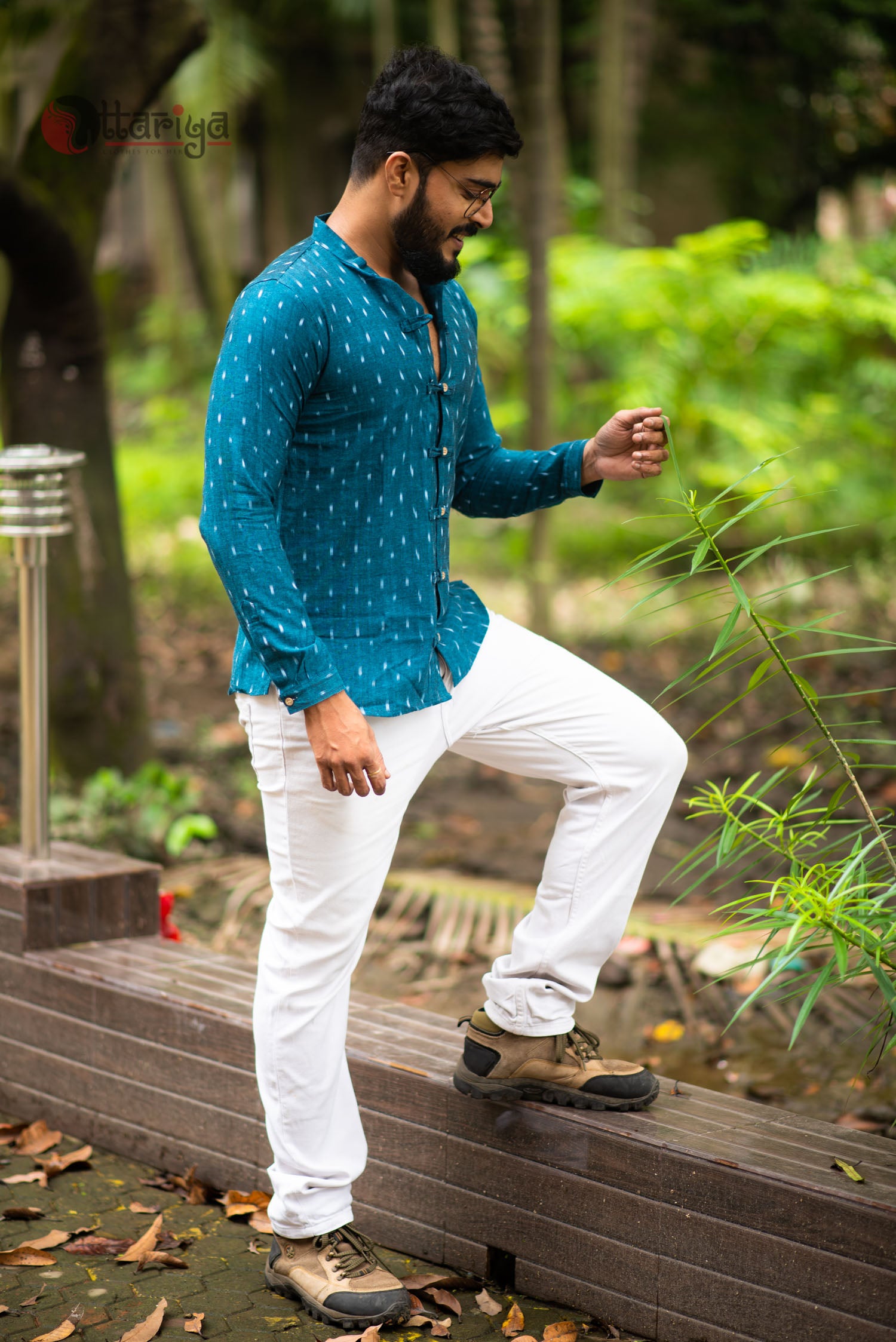 Denim Blue Shirt - Uttariya