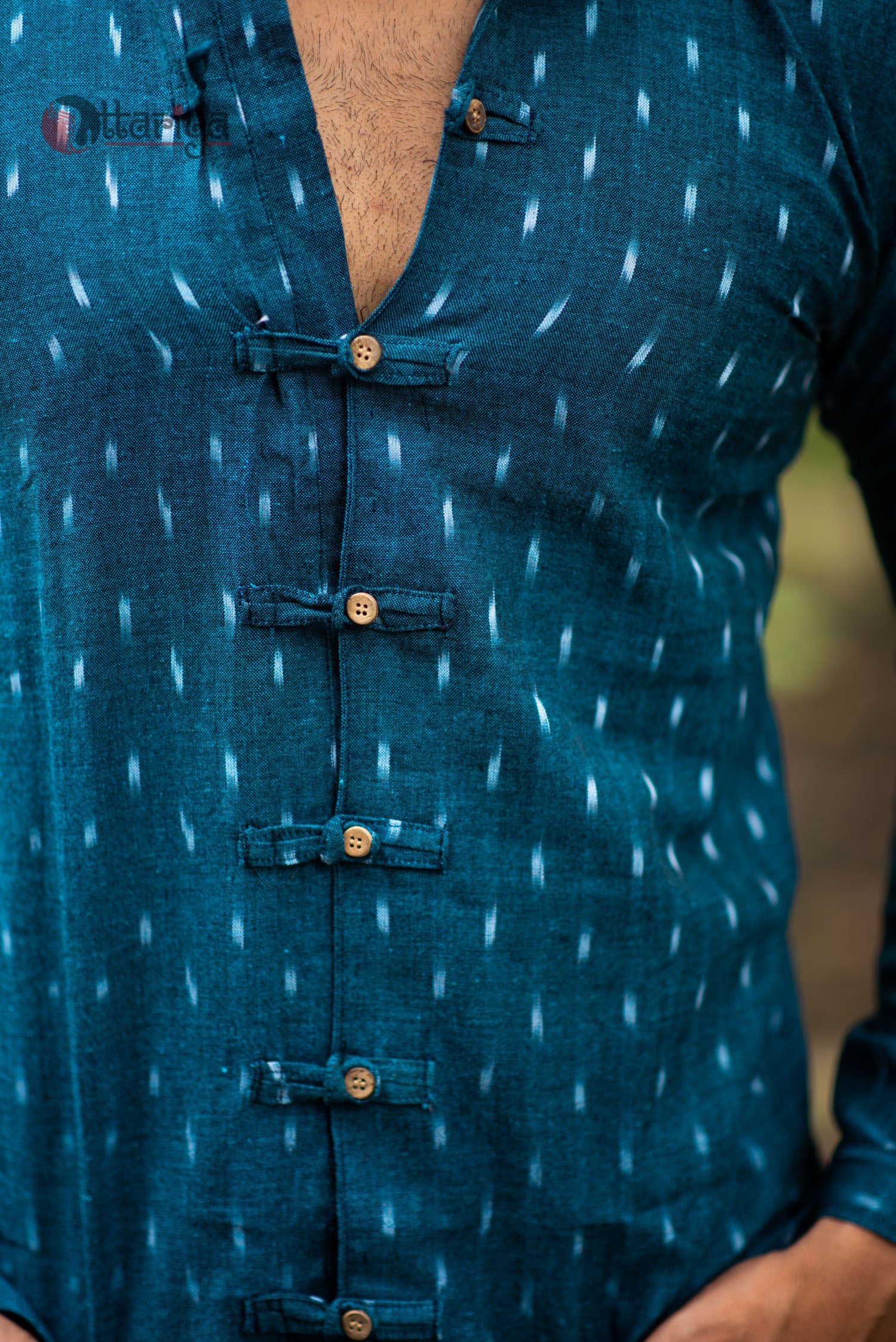 Denim Blue Shirt - Uttariya