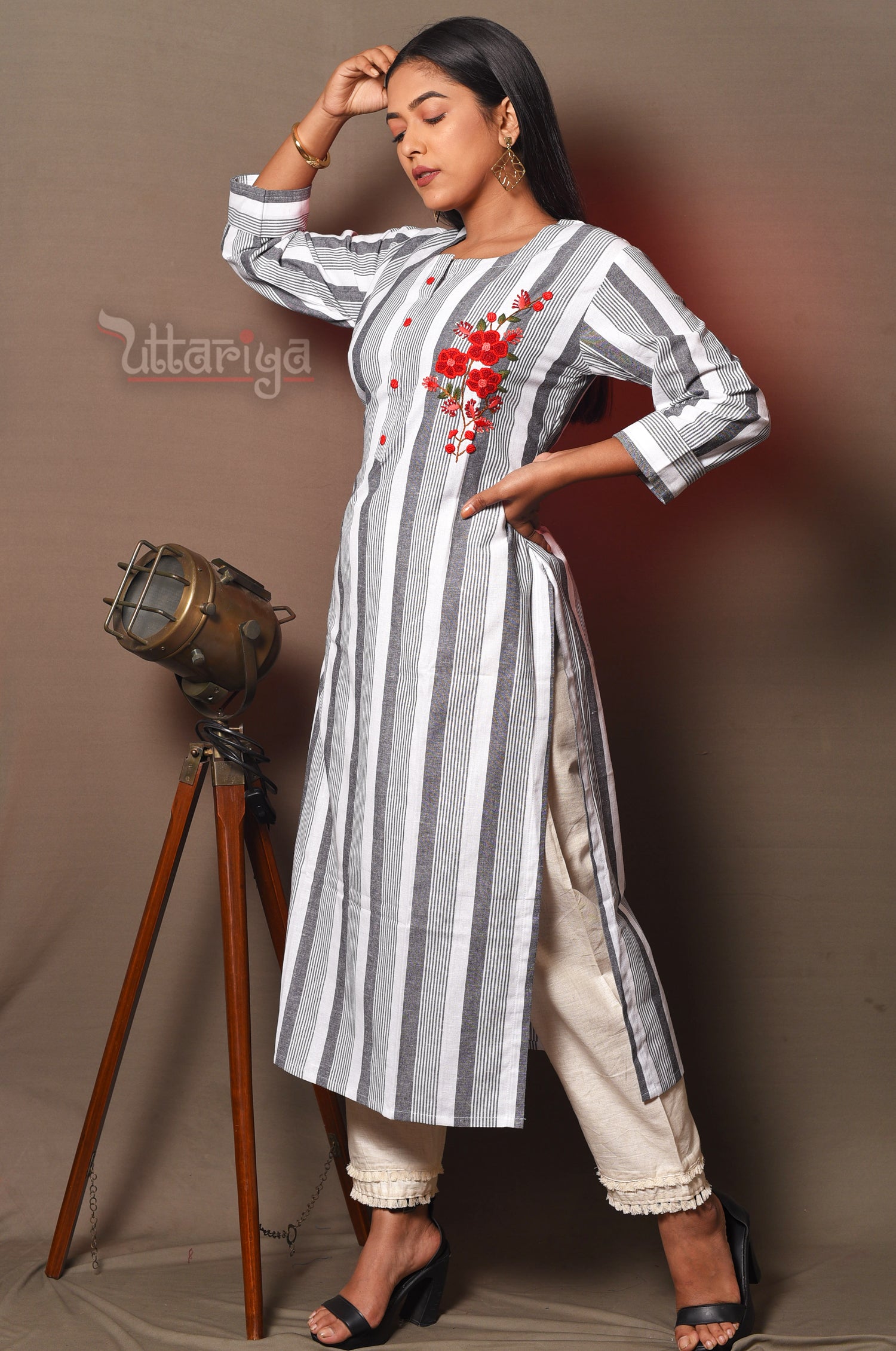 Handloom cotton Tunic - Uttariya