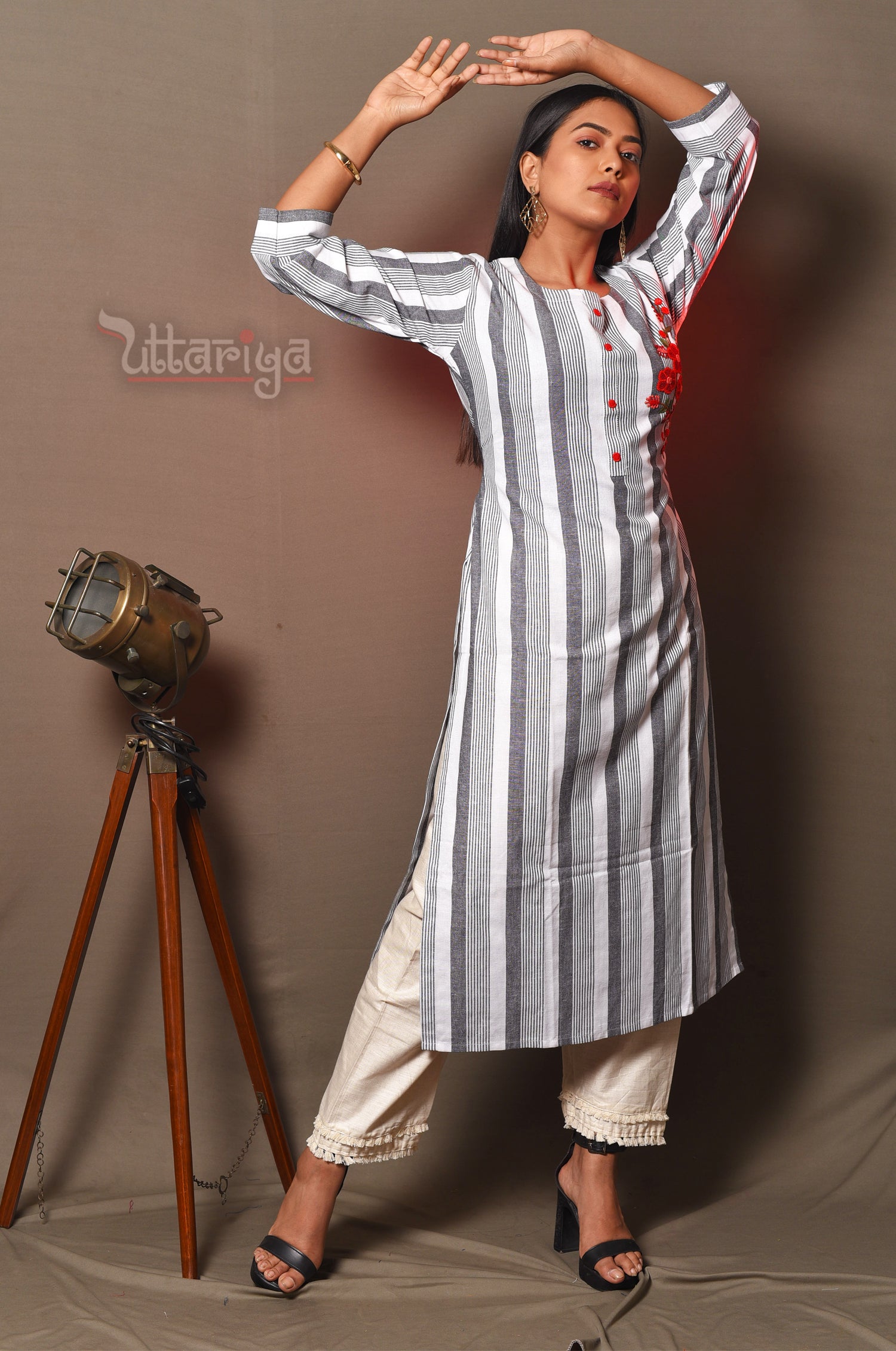 Handloom cotton Tunic - Uttariya
