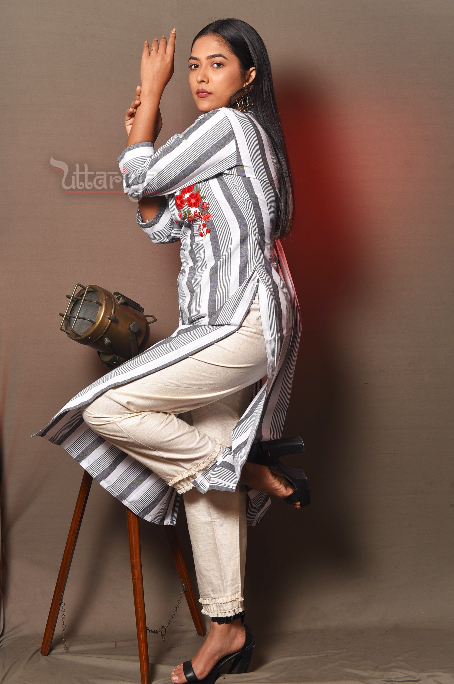 Handloom cotton Tunic - Uttariya