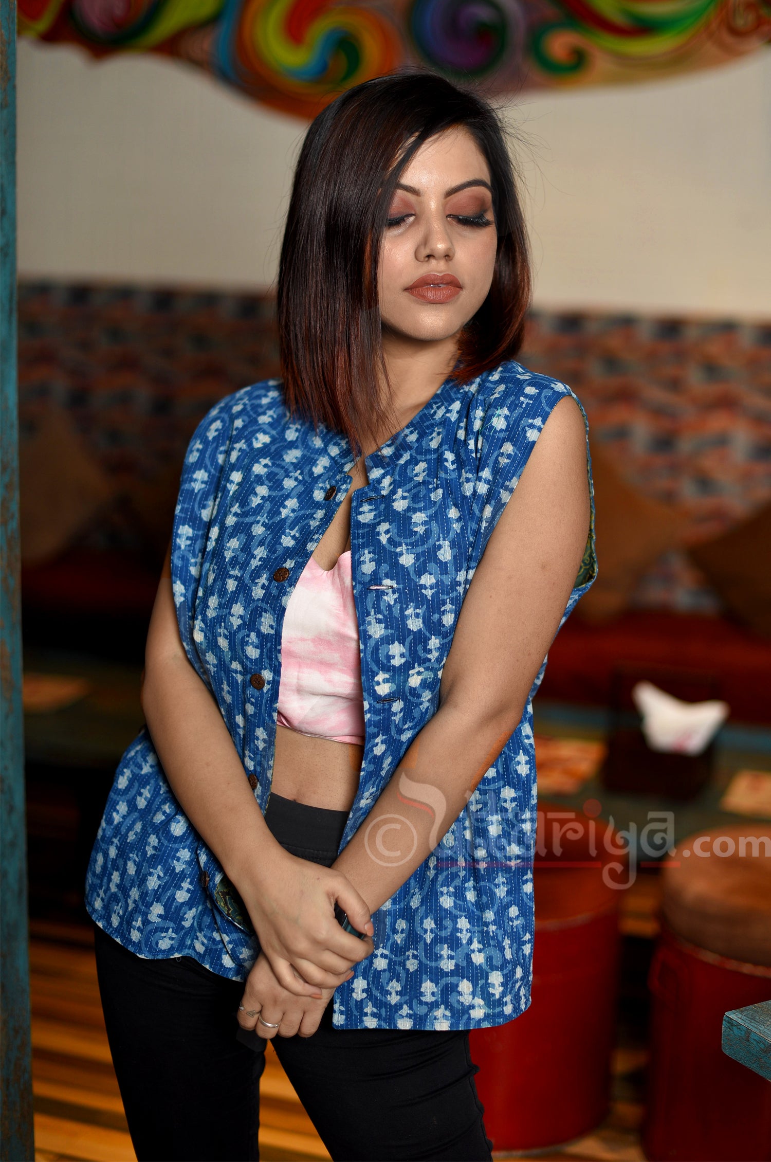 Jacket Indigo - Uttariya