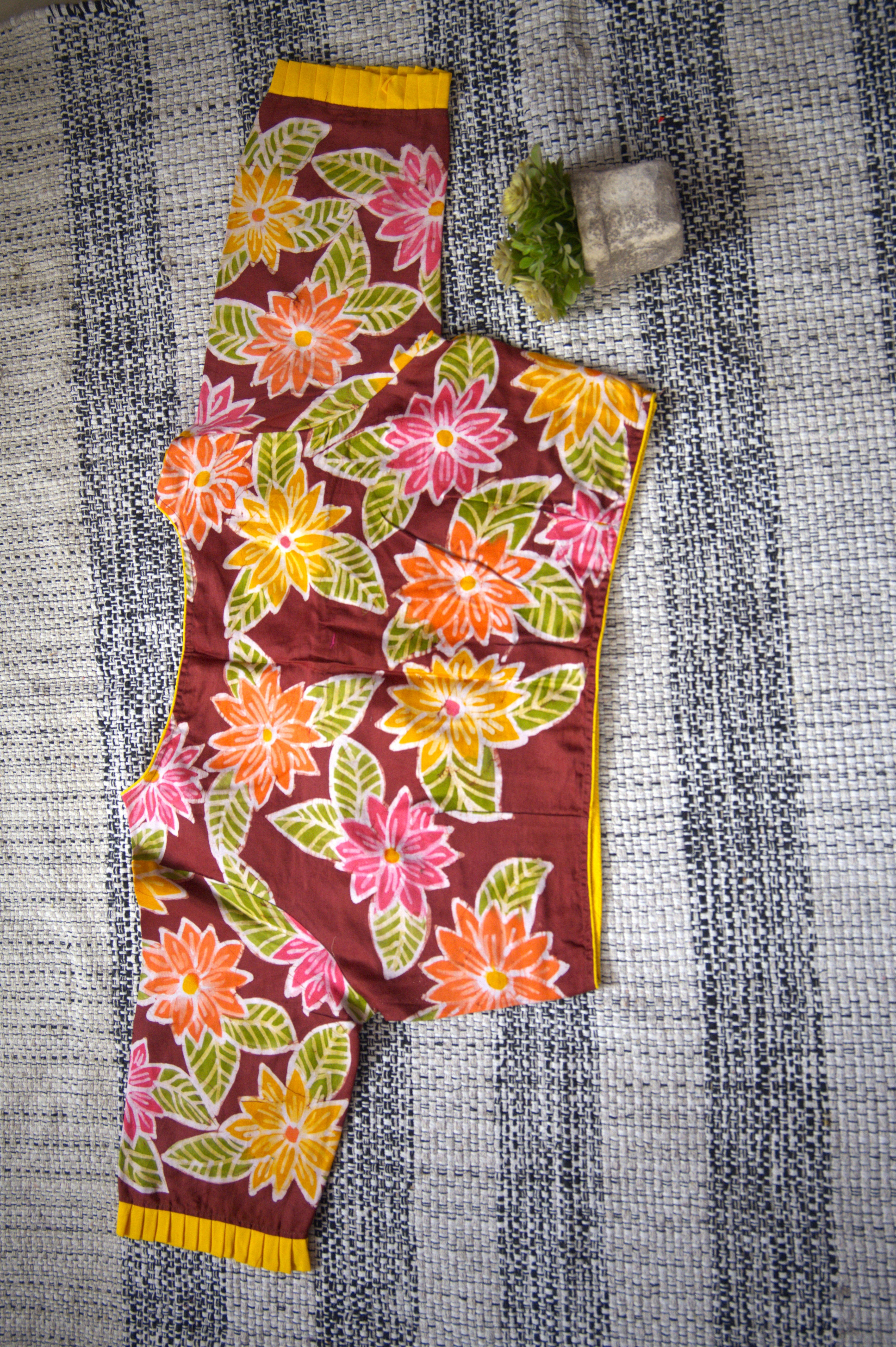 Flowers on wood Blouse