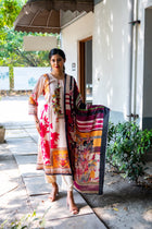 Pushmina suit set - Uttariya
