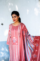 Pure Pasmina Silk Suit Set - Uttariya