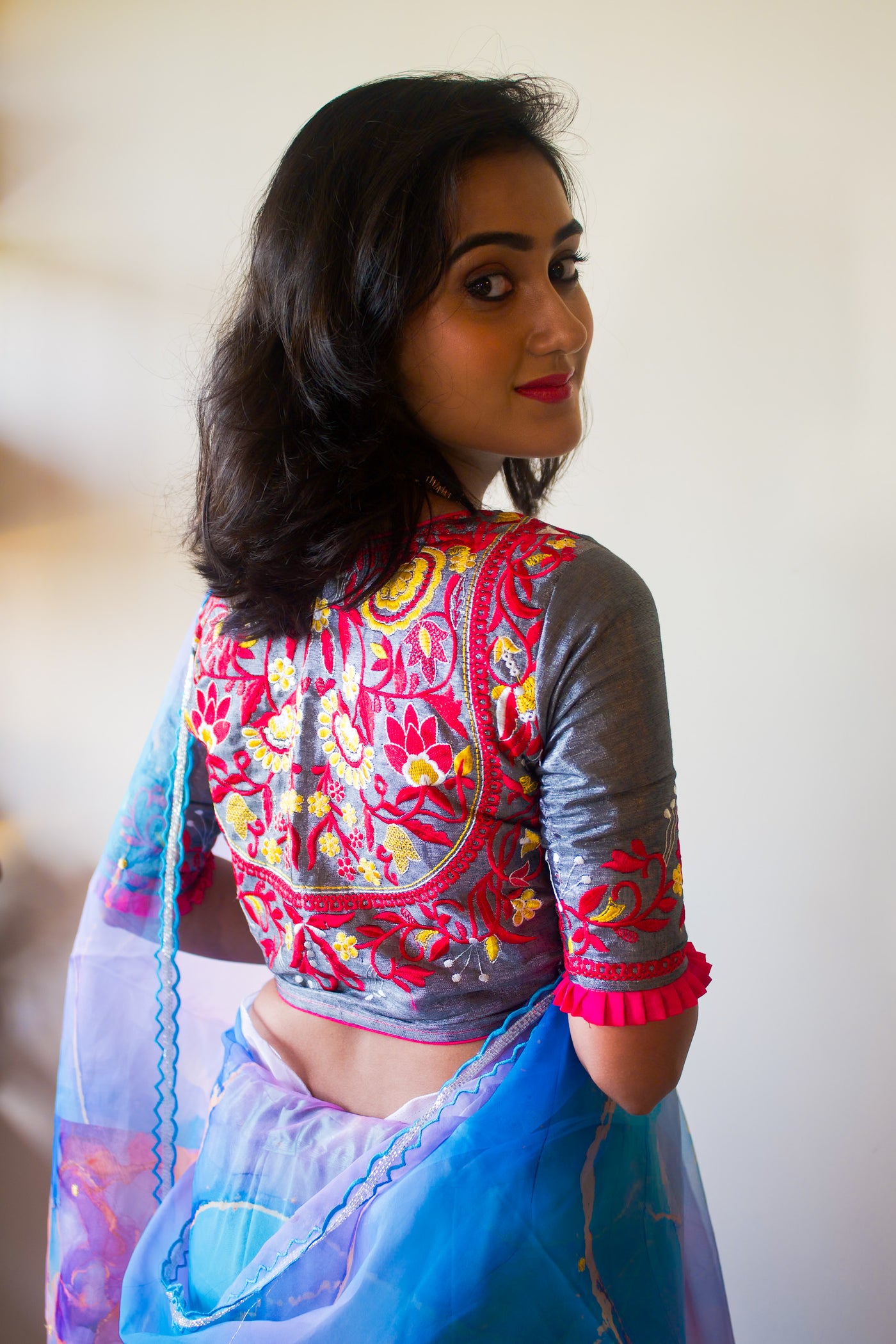Maharani Zardosi blouse