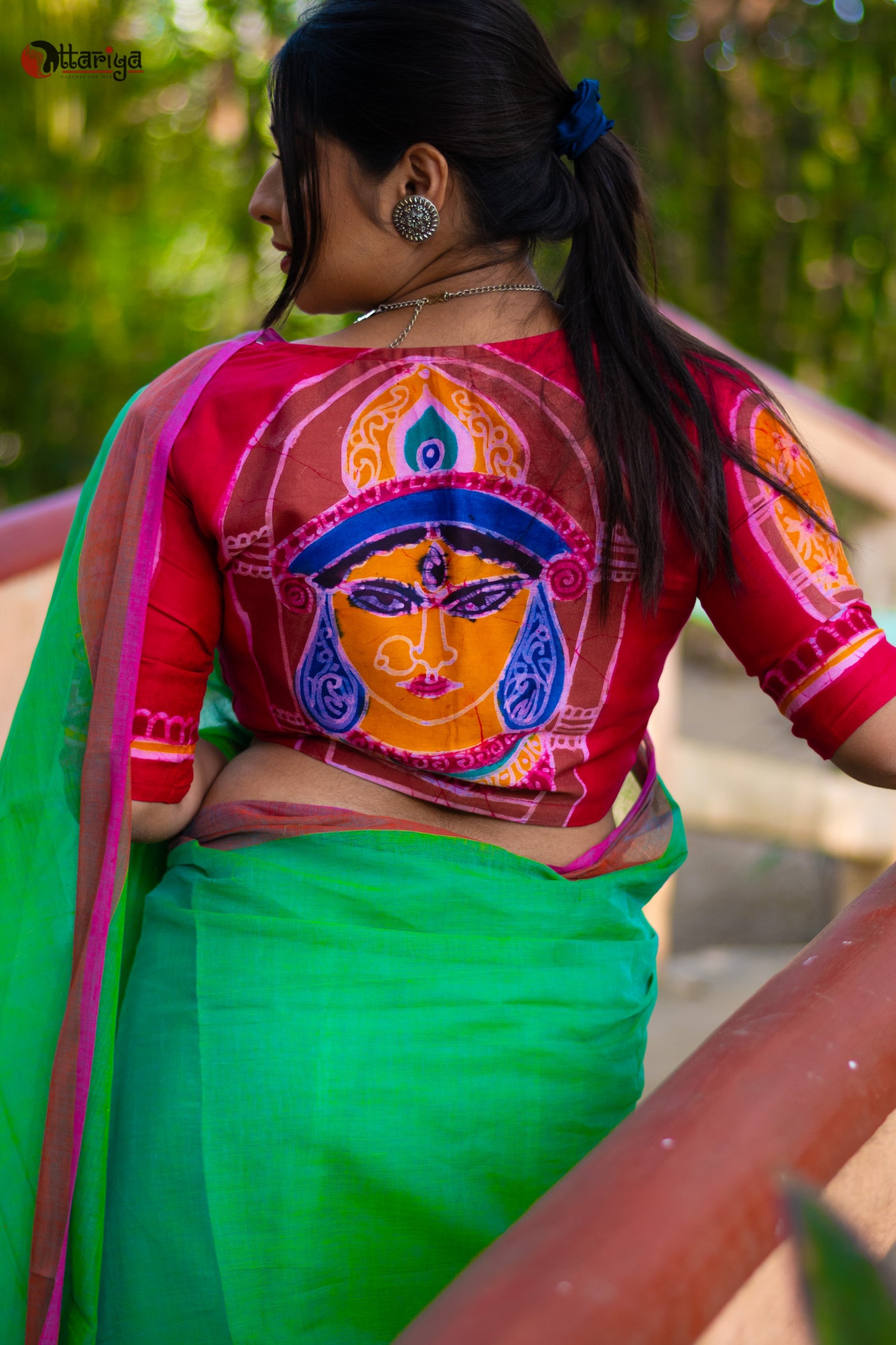 Durga Bonya Blouse - Uttariya