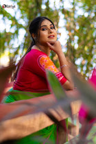 Durga Bonya Blouse - Uttariya