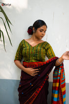 Stripe Modal Silk Blouse