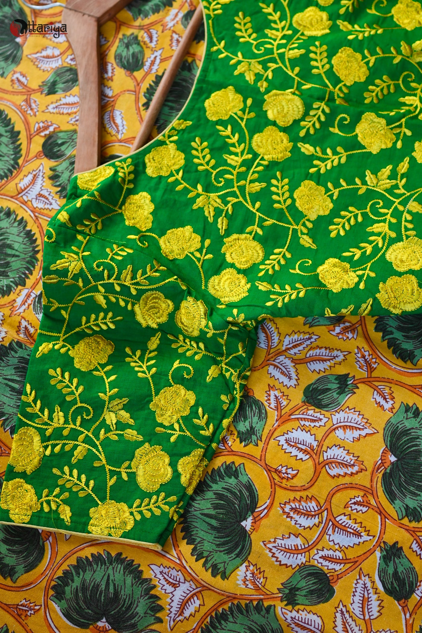 Holud Golap Blouse - Uttariya