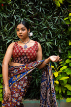 Kalamkari blouse - Uttariya