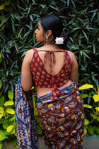 Kalamkari blouse - Uttariya