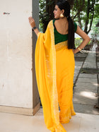 Holde ful Saree