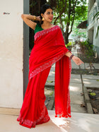Laal Ful Saree