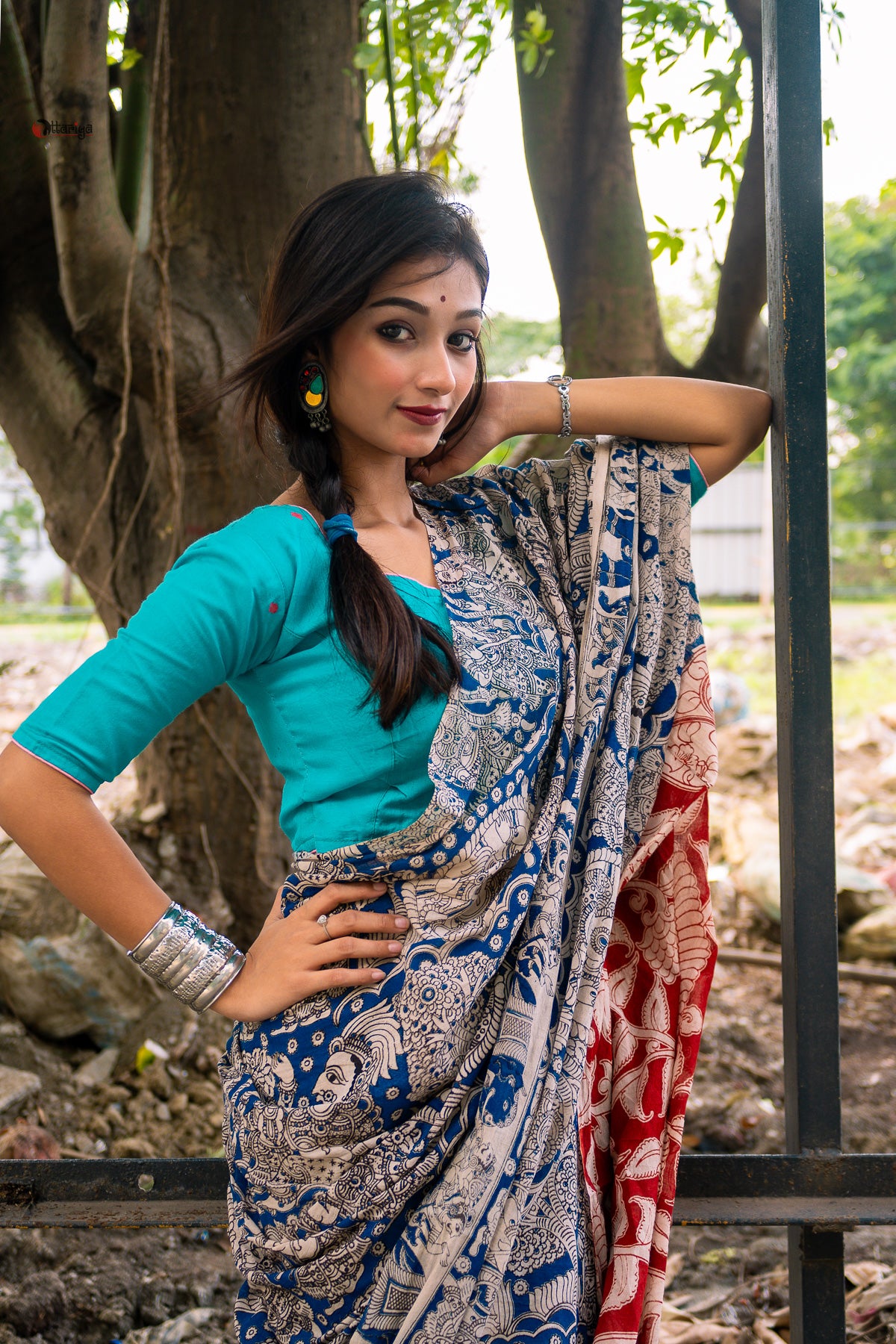 Darini kahini Kalamkari Saree