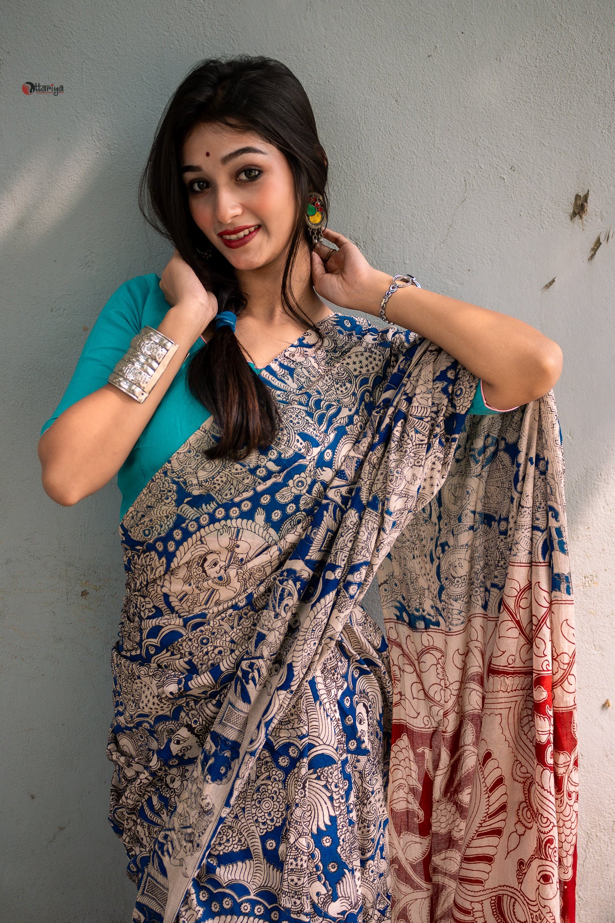 Darini kahini Kalamkari Saree