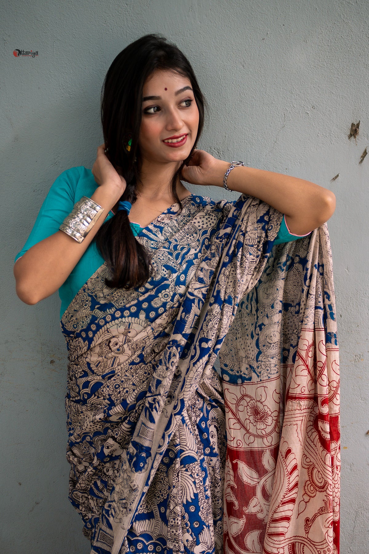 Darini kahini Kalamkari Saree