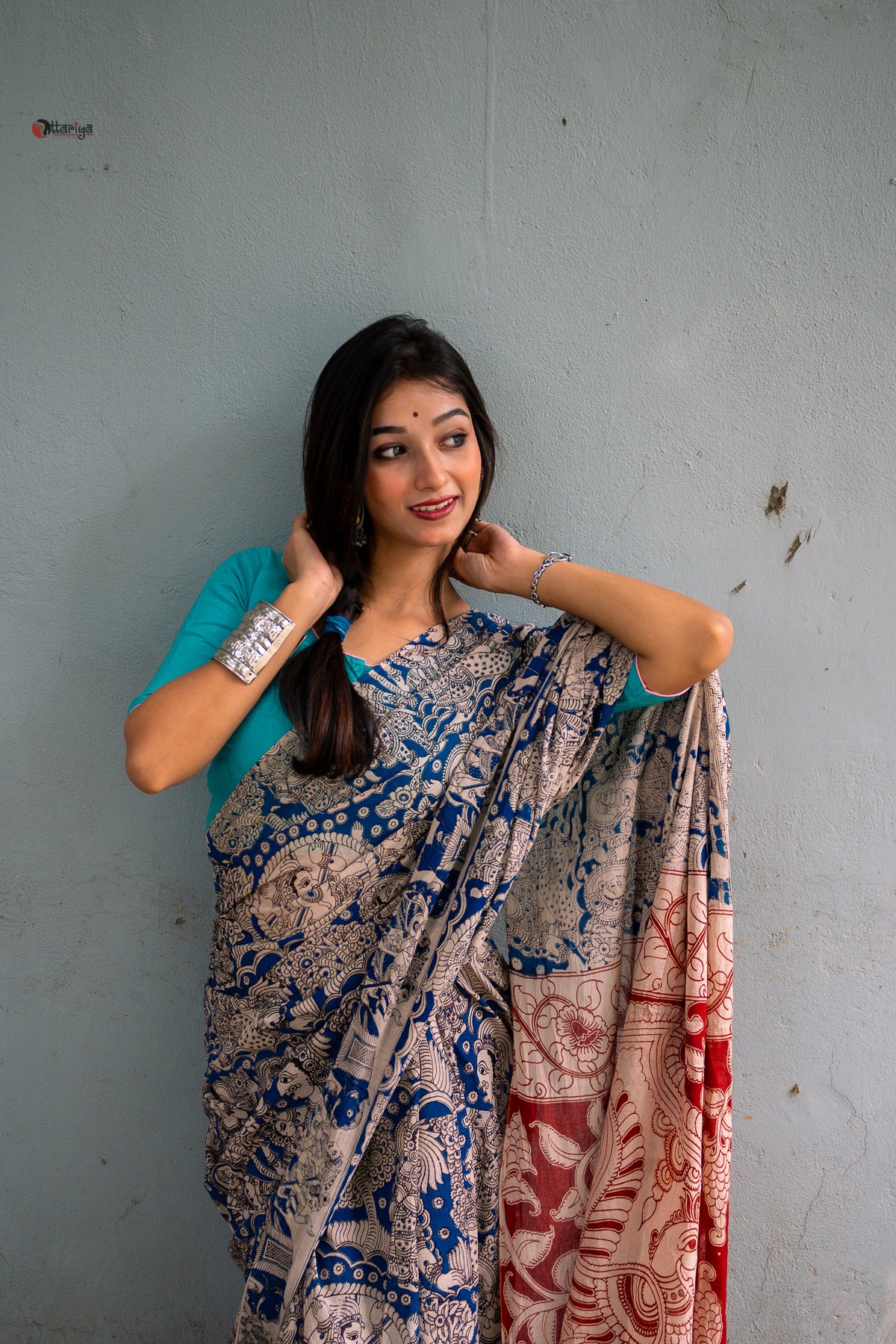 Darini kahini Kalamkari Saree