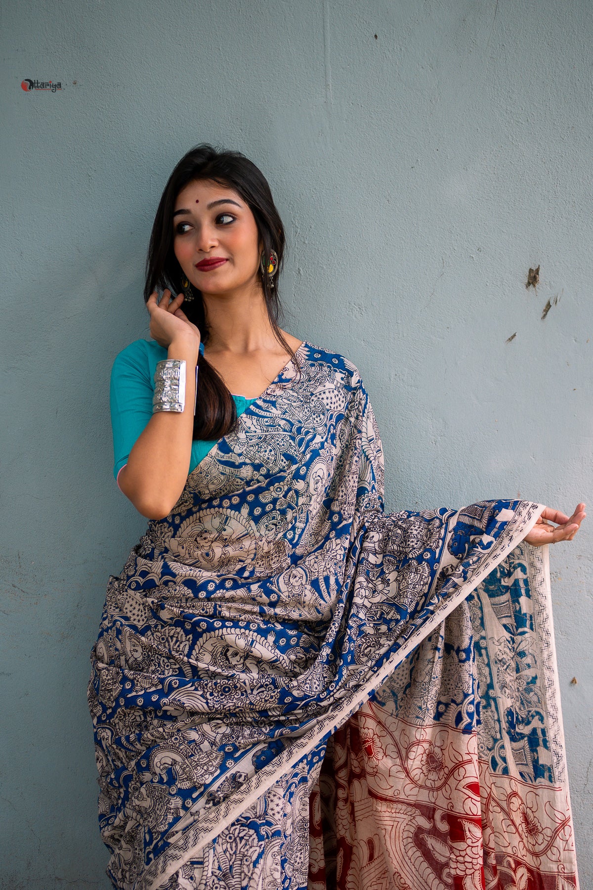 Darini kahini Kalamkari Saree