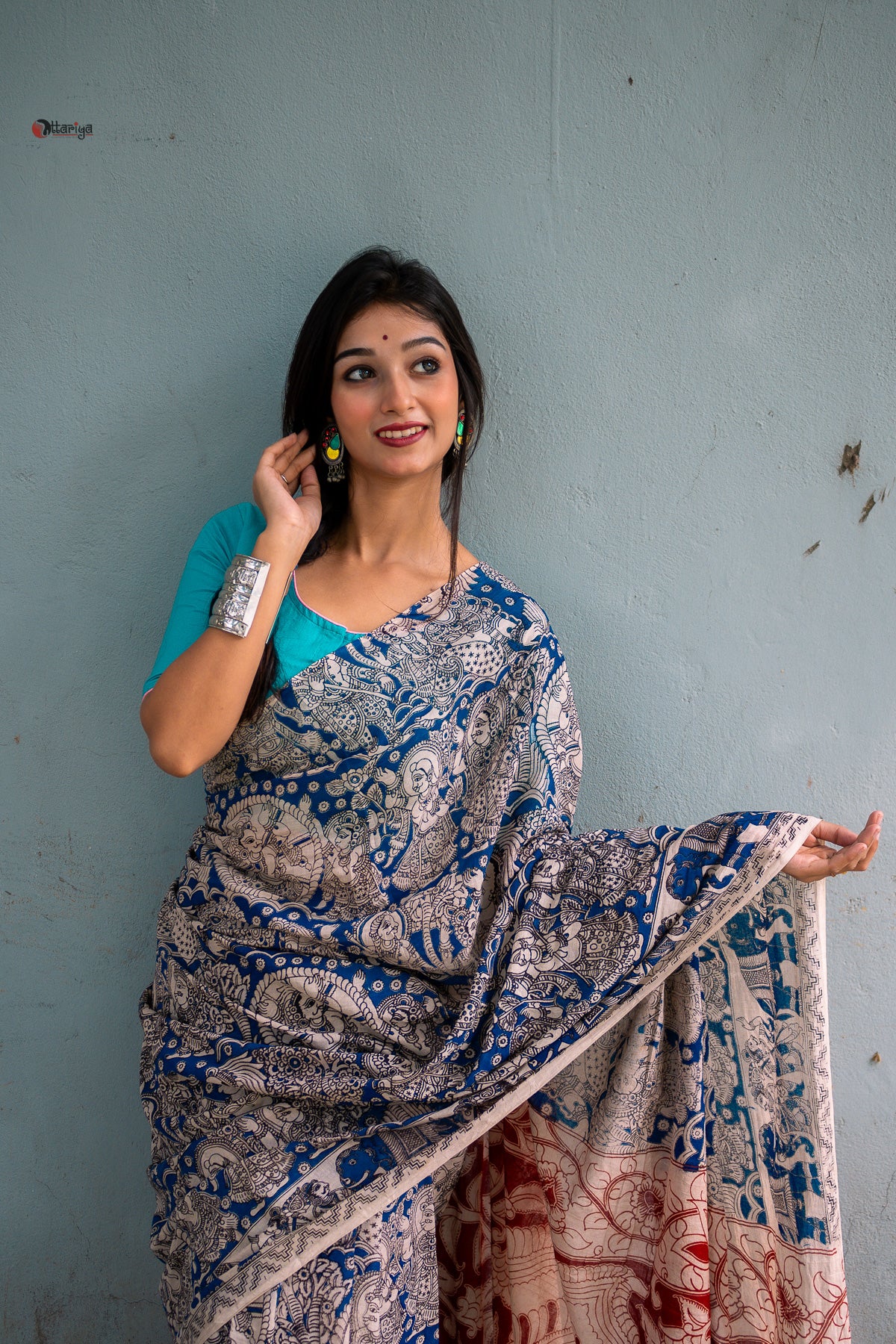 Darini kahini Kalamkari Saree