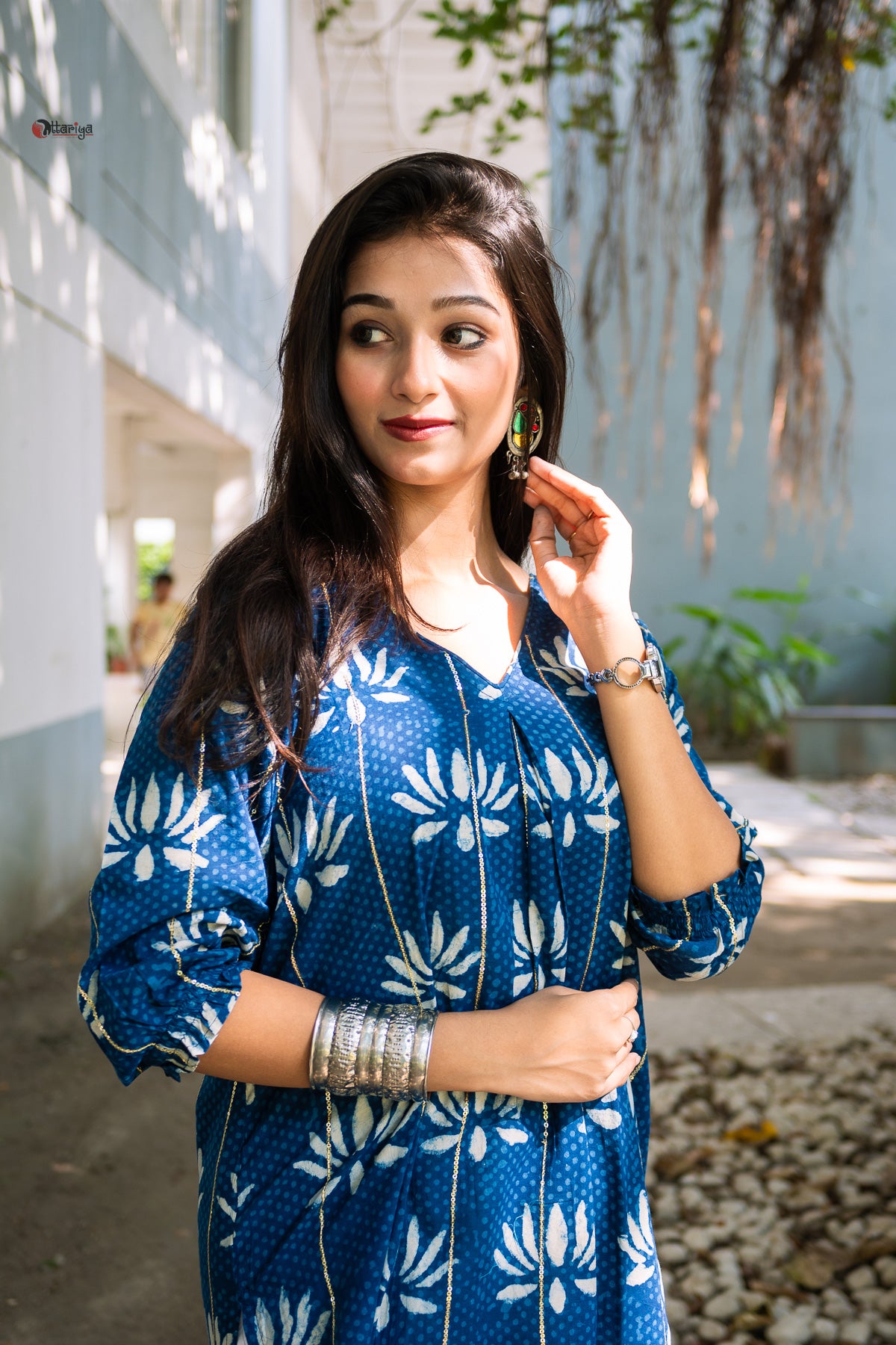 Indigo Sequence Kurti