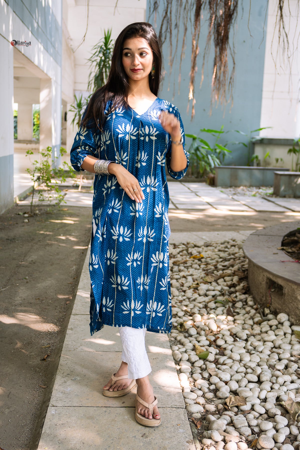 Indigo Sequence Kurti