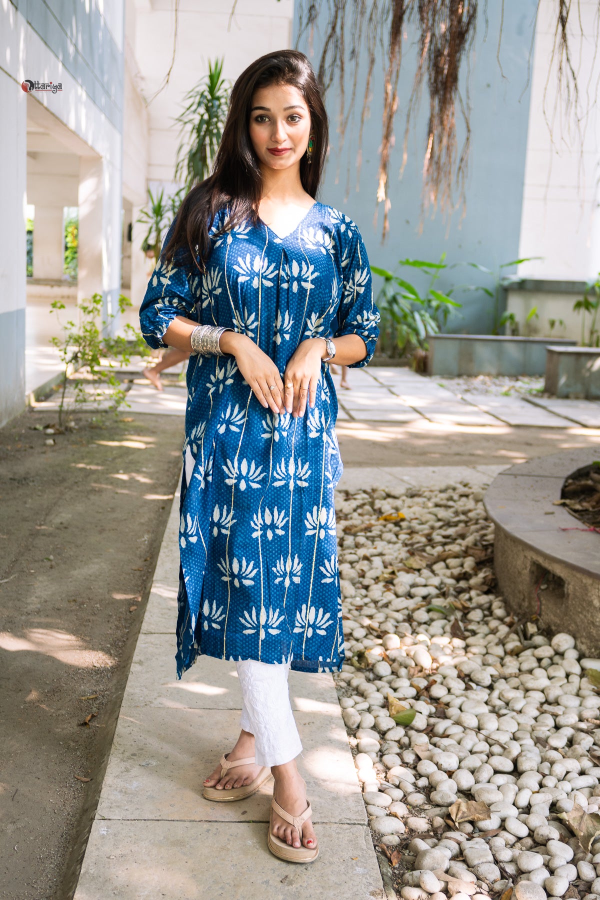 Indigo Sequence Kurti