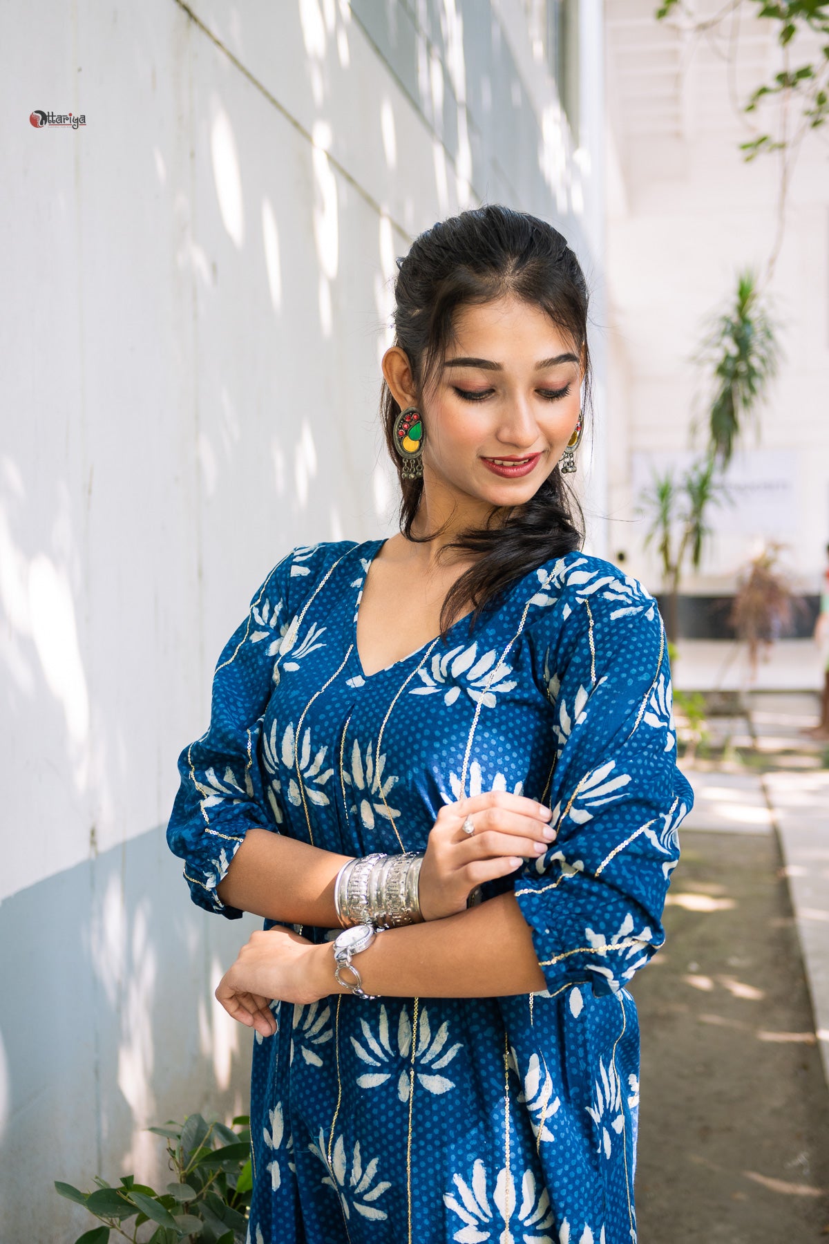 Indigo Sequence Kurti