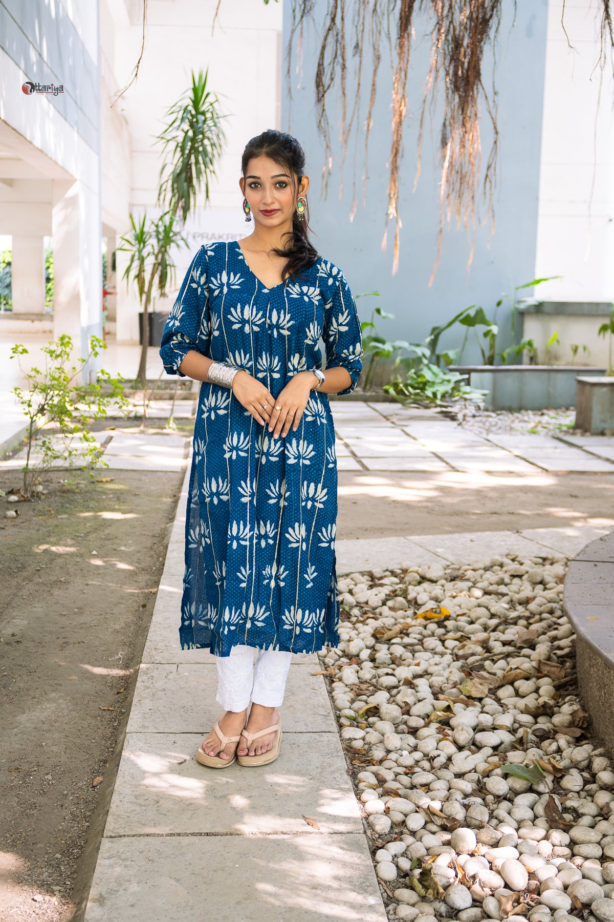 Indigo Sequence Kurti