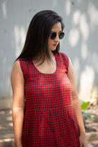 Marhoz Check Dress - Uttariya