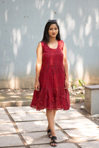 Marhoz Check Dress - Uttariya