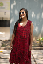 Marhoz Check Dress - Uttariya