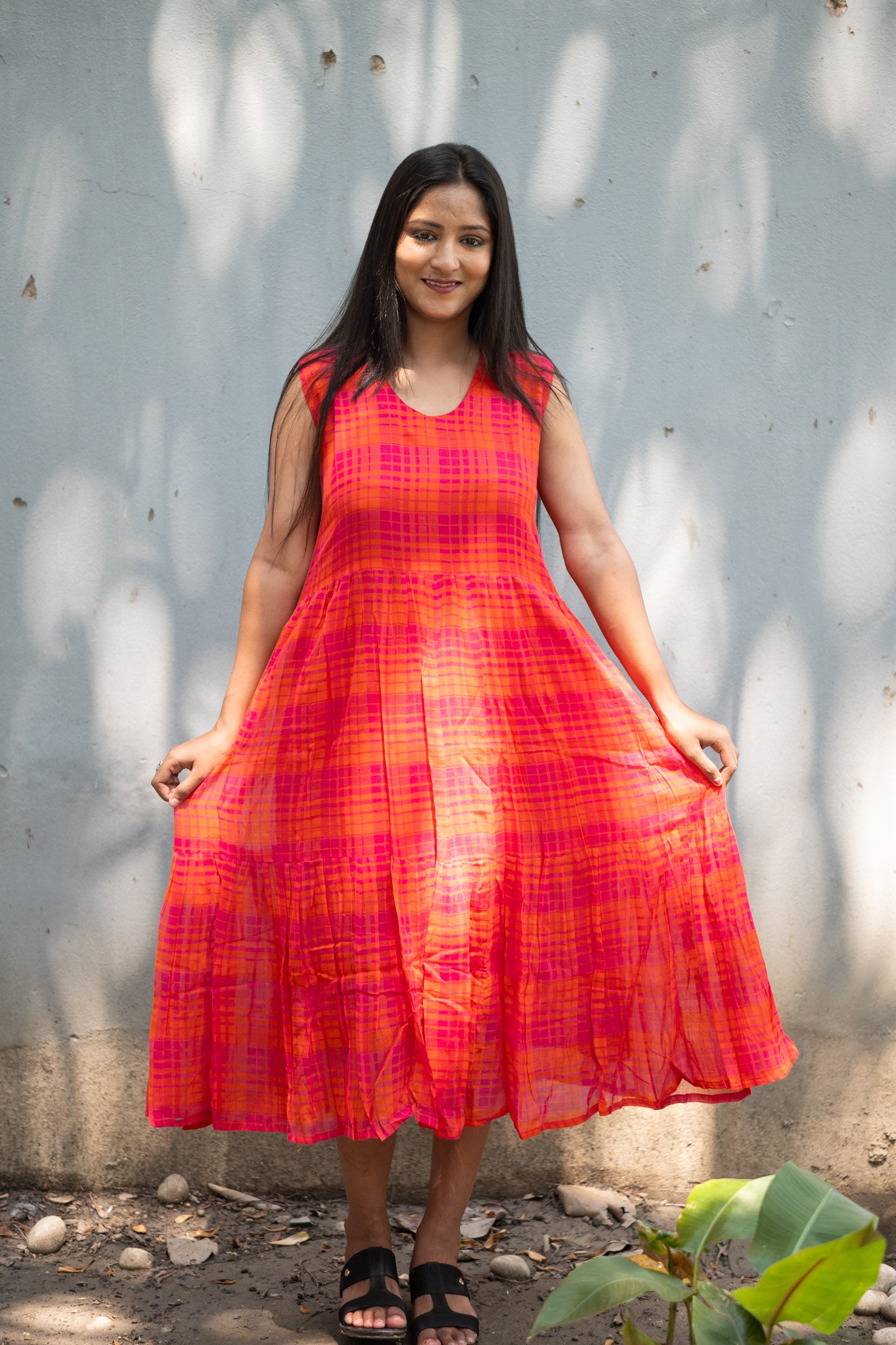 Moha Check Dress