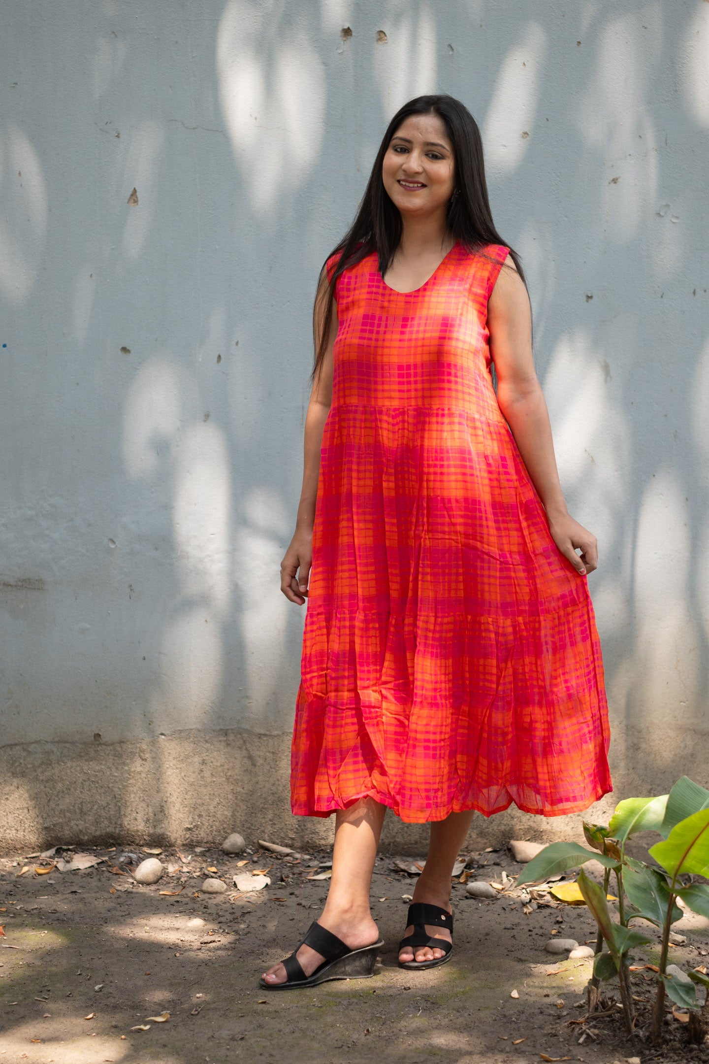 Moha Check Dress