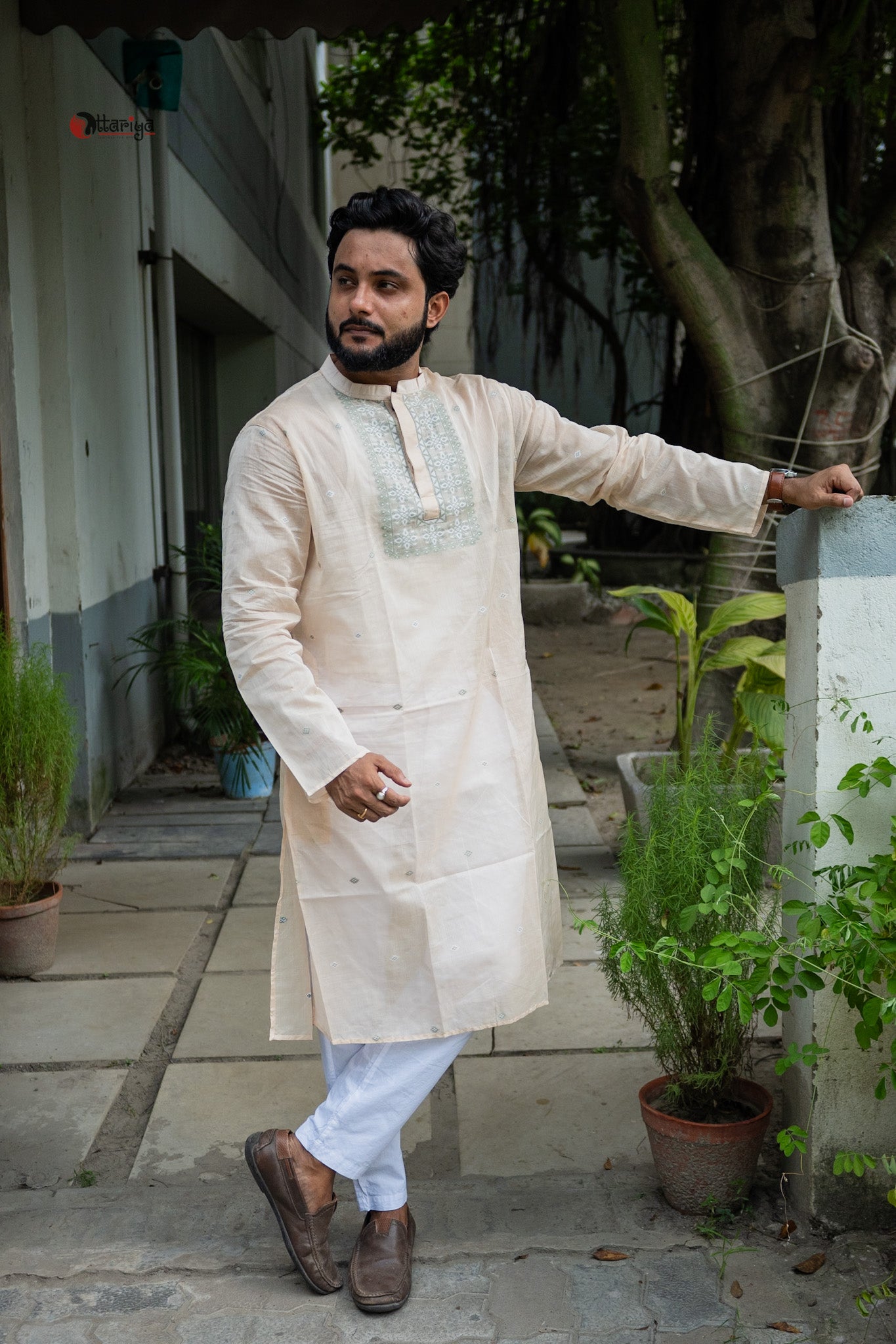 Jamdani long kurta