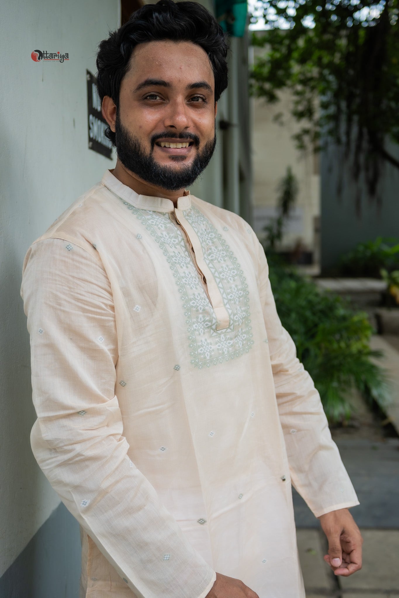 Jamdani long kurta