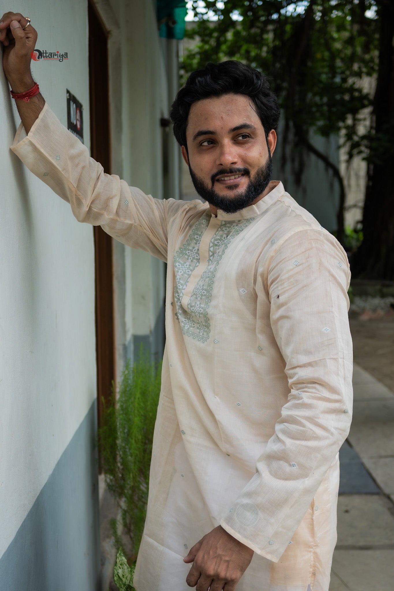 Jamdani long kurta